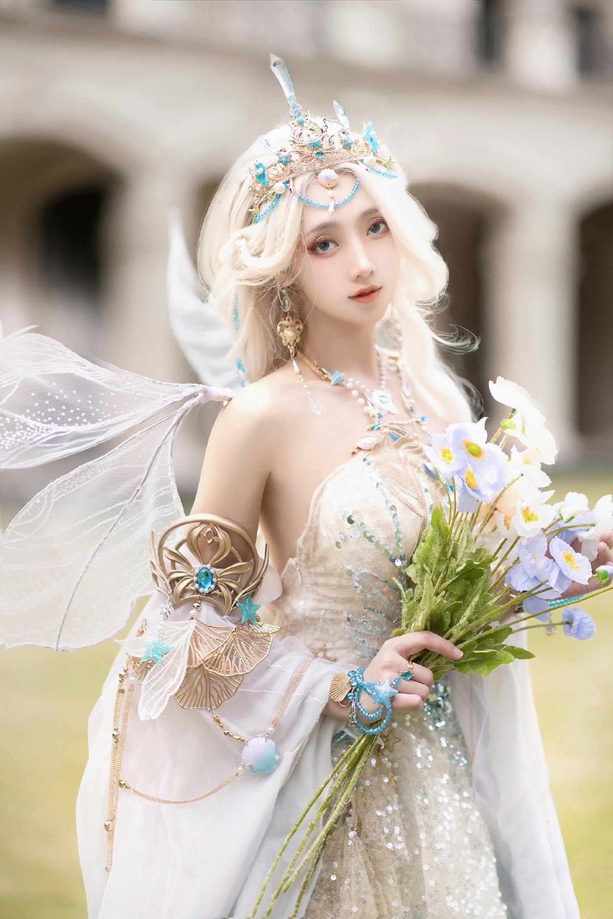 走路摇ZLY写真资源，从森林精灵到王者貂蝉主题Cos图集！